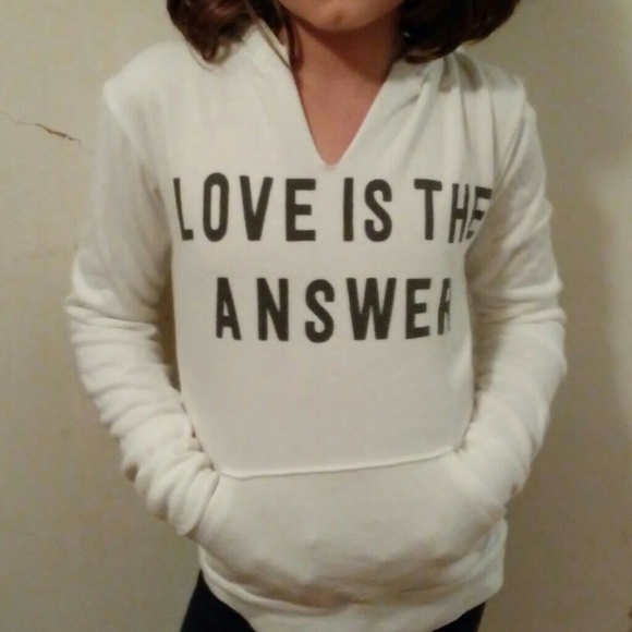 😍❤Love is the Answer unisex child's hoodie ❤ - Picture 2 of 4